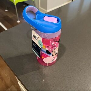 Zak! Minnie Mouse Pink Leak Proof Water Bottle